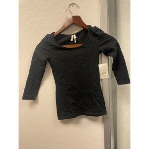 Nordstrom Frenchi Women's Black Top XS